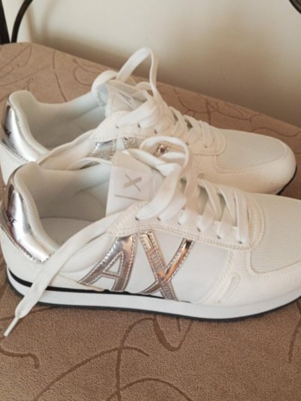 Armani Exchange AX White Sneakers